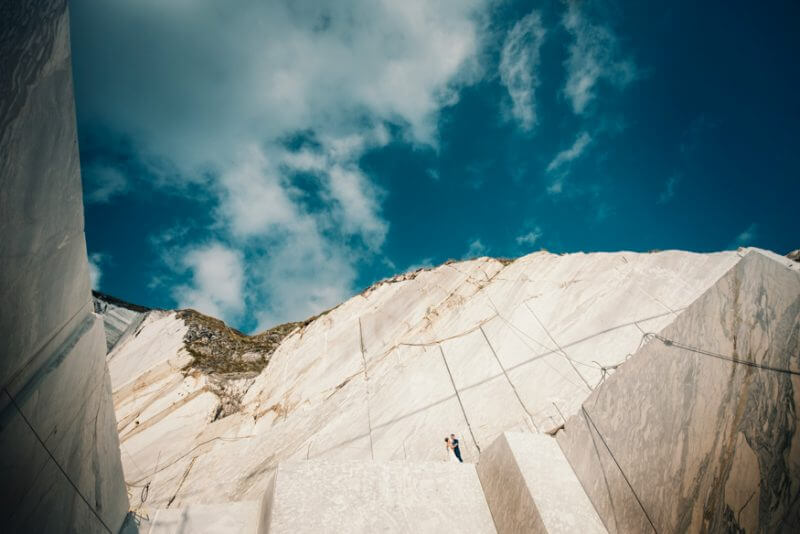 Marble Quarries Carrara Wedding Photographer