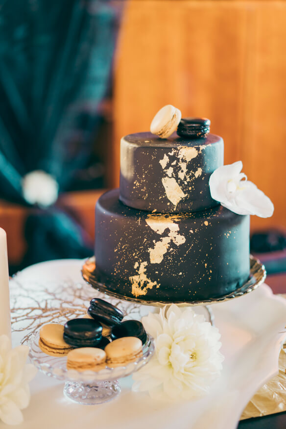 Dettaglio della torta di nozze